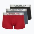 Boxerky Calvin Klein LV00NB4269 Trunk 3 páry black/adrenaline rush/white/black
