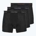 Boxerky Calvin Klein LV00NB4394 Brief 3 páry black/chalk logo/black/curry