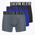 Boxerky Calvin Klein 000NB3612A Brief 3 páry black/royalty/turbulence