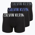 Pánské boxerky Calvin Klein 000NB3609A Brief 3 páry black bodies/turbulence/white/iridescent