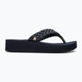 Dámské žabky Tommy Hilfiger Wedge Cornrow Beach space blue 2