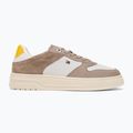 Dámské boty Tommy Hilfiger Sporty Cupsole Tumbled Leather coastal taupe/ecru/yellow 2