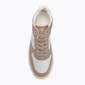Dámské boty Tommy Hilfiger Sporty Cupsole Tumbled Leather coastal taupe/ecru/yellow 5