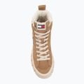 Dámské boty Tommy Jeans Vulc Flatform Suede Wl bronze twist 5