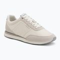 Pánské boty Calvin Klein HM0HM02140 Retro Runner Ripstop Aop marshmallow/bright white