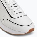 Dámské boty Calvin Klein HW0HW02994 Retro Runner Sock Patch Leather bright white/black 7