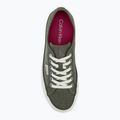 Dámské boty Calvin Klein HW0HW02970 Vulc Flatf Laceup Ripst deep lichen green/pink yarrow 5