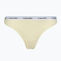 Dámské tanga Calvin Klein LV00QD5209 Thong 3 pairs shoreline/snow heather/pear sorbe 2