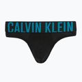 Pánské slipy Calvin Klein 000NB3607A Hip Brief 3 pairs black w/oatmeal logo/black w/age 4