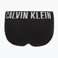 Pánské slipy Calvin Klein 000NB3607A Hip Brief 3 pairs black w/oatmeal logo/black w/age 5