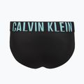 Pánské slipy Calvin Klein 000NB3610A Hip Brief 3 pairs black w/ombre blue logo/black w/c 3