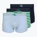 Pánské boxerky Calvin Klein LV00NB4472 Trunk 3 pairs shoreline/mardi gras green/cent s