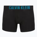 Boxerky Calvin Klein 000NB3609A Boxer Brief 3 pairs black with oatmeal logo/black with age 3