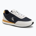 Pánské boty Calvin Klein YM0YM01361 Retro Runner Ess Mix Mat vaporous white/casual bluee/cooling