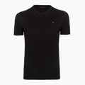 Pánské tričko na lezení Tommy Hilfiger Cotton V-Neck black/black/black