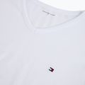 Pánské tričko na lezení Tommy Hilfiger Cotton V-Neck white/white/white 4