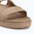 Dámské pantofle Tommy Hilfiger Double Strap Sandal Pearl safari canvas pearlized 7