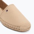 Dámské boty Tommy Hilfiger Flag Canvas clayed pebble 7