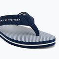 Dámské žabky Tommy Hilfiger Ithaca Stripe Summer preppy navy 7