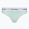 Dámské tanga Calvin Klein LV00QF8518 Thong feel the mint