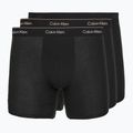 Boxerky Calvin Klein LV00NB4394 Brief 3 pairs black w/heavenly iris logo/black w