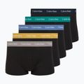 Boxerky Calvin Klein LV00NB4412 Low Rise Trunk 5 pairs of black bodies with driftwood/moonlight