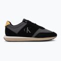 Pánské boty Calvin Klein HM0HM02212 Retro Runner Bans Leather Suede black/iron gate/amber gold 2