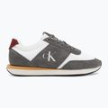 Pánské boty Calvin Klein HM0HM02212 Retro Runner Bans Leather Suede granite gray/white/rhubarb 2