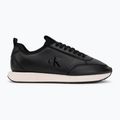 Dámské boty Calvin Klein HW0HW03118 Retro Runner Sock PANL Leather Neo black/crystal grey 2