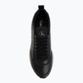 Dámské boty Calvin Klein HW0HW03118 Retro Runner Sock PANL Leather Neo black/crystal grey 5