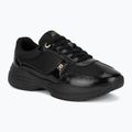 Dámské boty Tommy Hilfiger ModernRunner Shiny Leather black