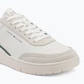Pánské boty Tommy Hilfiger Basket Core Leather Suede Mix ecru/street green 7