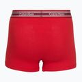 Pánské boxerky Calvin Klein LV00NB4615 Trunk black/established red/goji berry 5