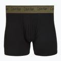 Pánské boxerky Calvin Klein LV00NB4410 Brief black w/bronze flash wb/black/oliv 3