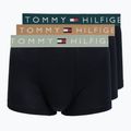 Pánské boxerky Tommy Hilfiger Trunk WB 3 pack nb//saf canvas/mnty grey/deep spru