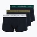 Pánské boxerky Tommy Hilfiger Trunk WB 3 pack nb//white/orna green/utility olive