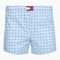 Pánské boxerky Tommy Hilfiger Woven Boxer Print 3 pack rwb foulard/med red/rwb w chck 2