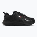Pánské boty Tommy Jeans Runn Leather triple black 2