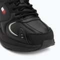 Pánské boty Tommy Jeans Runn Leather triple black 7