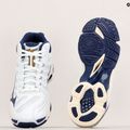 Pánská volejbalová obuv Mizuno Wave Voltage Mid white / blue ribbon / mp gold 10