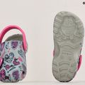 Coqui Little Frog mid.grey/fuchsia love/amulet dětské sandály 14