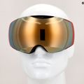 Quiksilver Greenwood S3 black redwood / clux gold mi snowboardové brýle 10