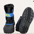 Juniorské sněhule Sorel Snow Commander black/super blue 15