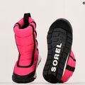 Sorel Outh Whitney II Puffy Mid dětské sněhule cactus pink/black 16