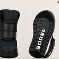 Dětské sněhule Sorel Whitney II Strap WP black/sea salt 16