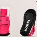 Dětské sněhule Sorel Whitney II Strap WP cactus pink/black 16