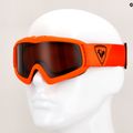 Rossignol Raffish S oranžové/oranžové dětské lyžařské brýle 9