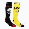 Pánské snowboardové ponožky 686 Iron Maiden černá/žlutá 5