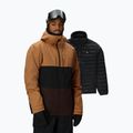 Pánská snowboardová bunda 686 Smarty 3IN1 Form caramel colorblock