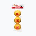 Wilson Starter Tour Foam Tball sada dětských tenisových míčků 3 ks žlutá WRZ258900 2